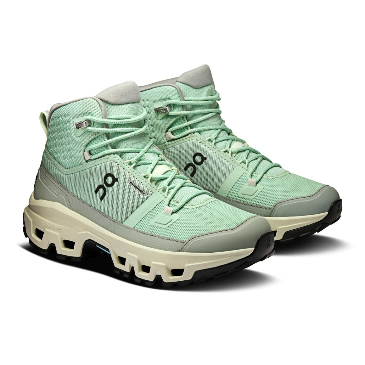 Cloudrock Mid WP - Lightweight Waterproof High-Top Hiking Shoes - Bean Paste Green
