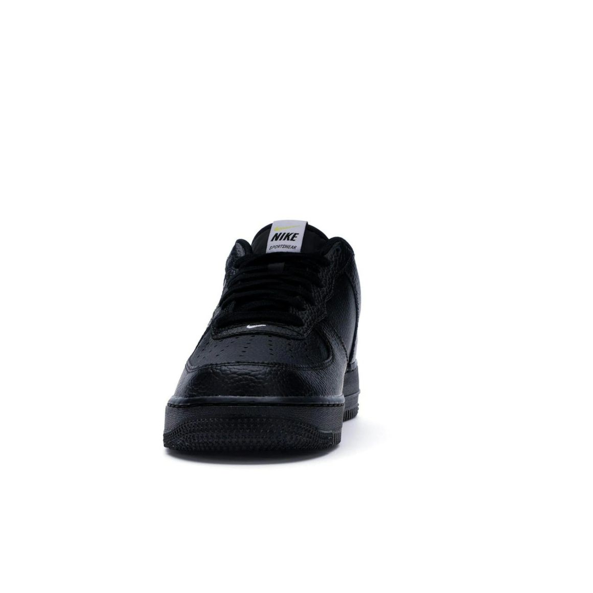 Air Force One Utility Overbranding Black White - Stylish Black & White Utility Sneakers - White/Black