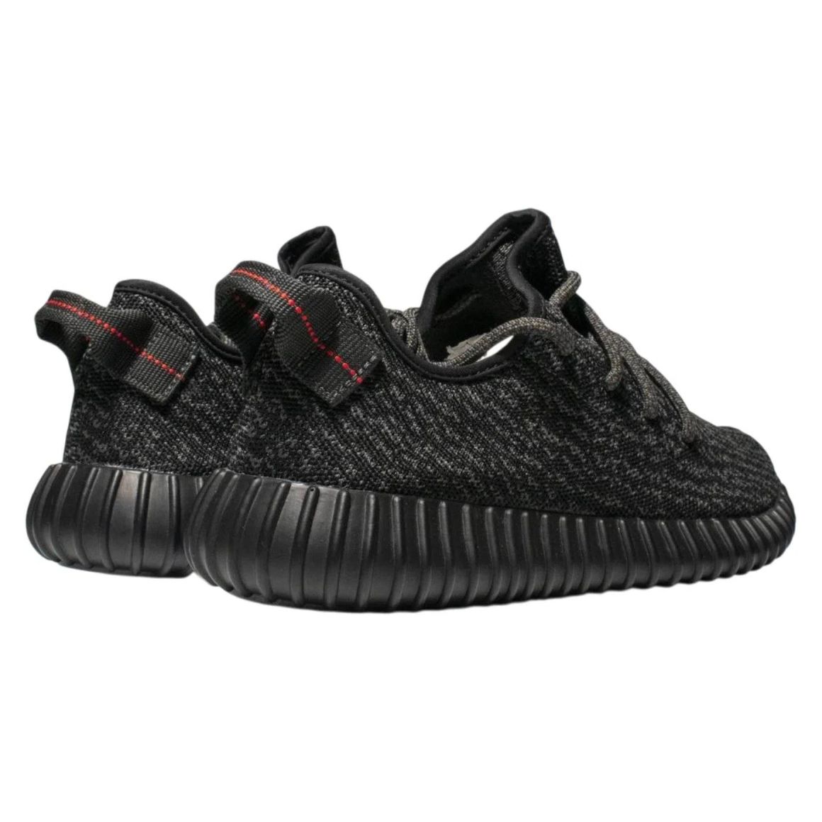 Boost 350 Low Top Lifestyle Running Sneakers - Pirate Black