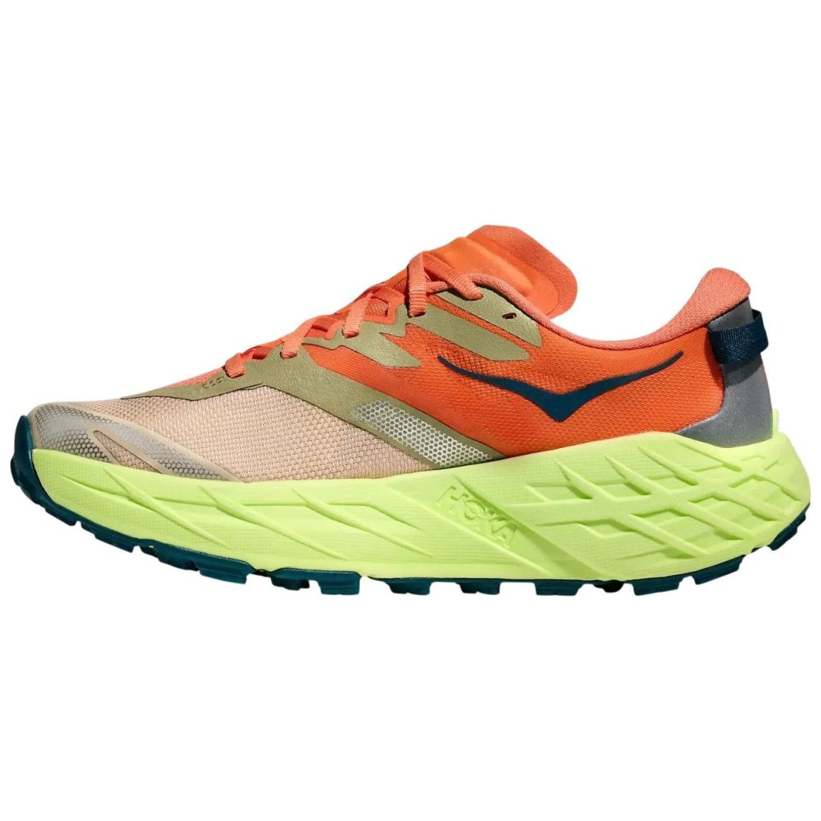 Speedgoat 7 Trail Running Shoes - Persimmon / Neon Yuzu