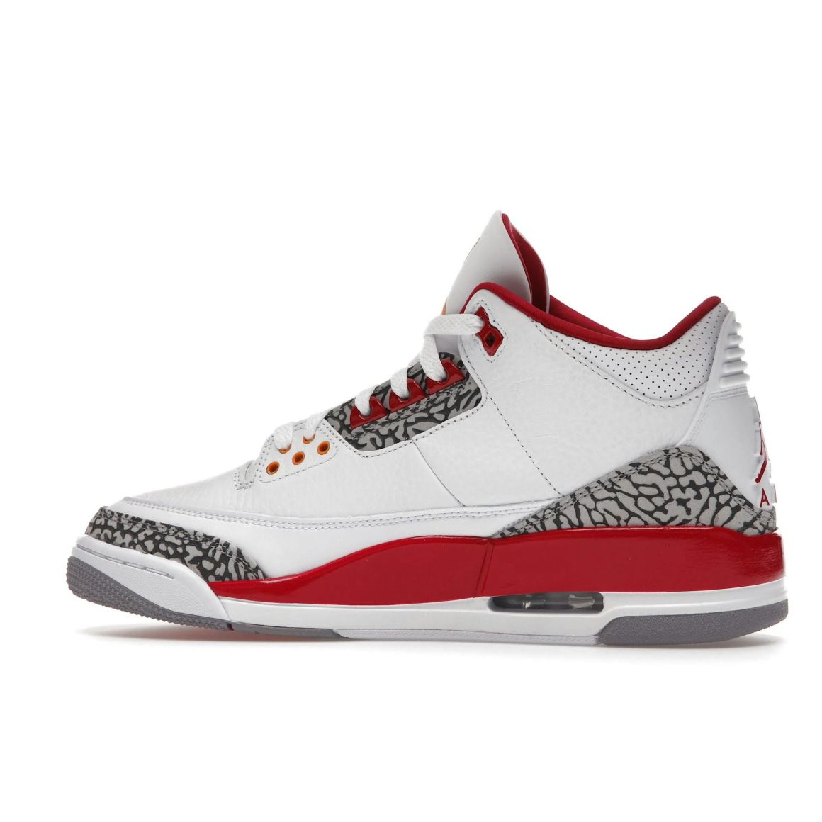 Jordan 3 Retro Cardinal Red - Classic Retro Basketball Sneakers - White / University Red / Black