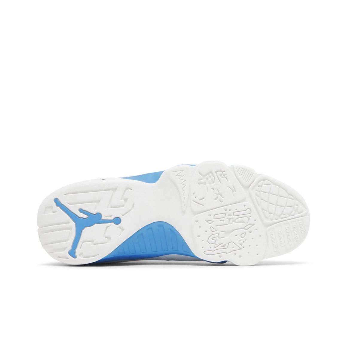 Air Jordan 9 Retro 'Powder Blue' – Men's Sneakers - White / Black / University Blue