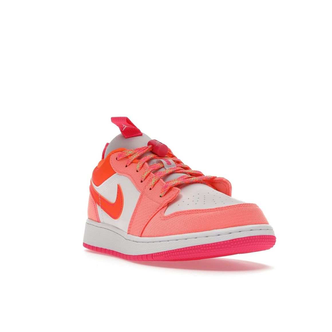 Jordan 1 Low Utility GS White Orange Pink DJ0530-801 Sneakers