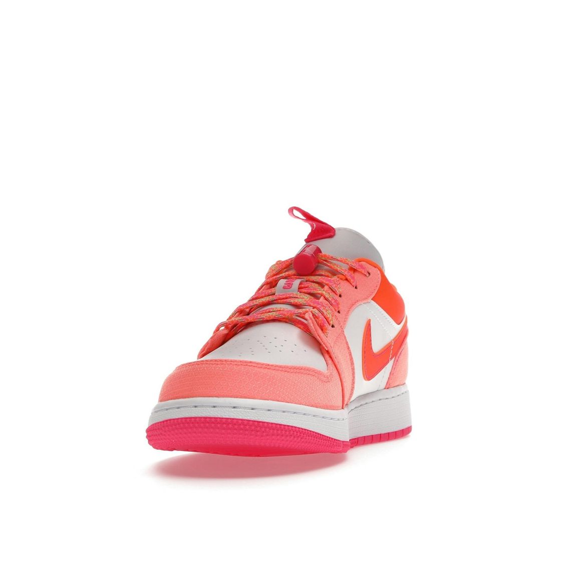 Jordan 1 Low Utility GS White Orange Pink DJ0530-801 Sneakers