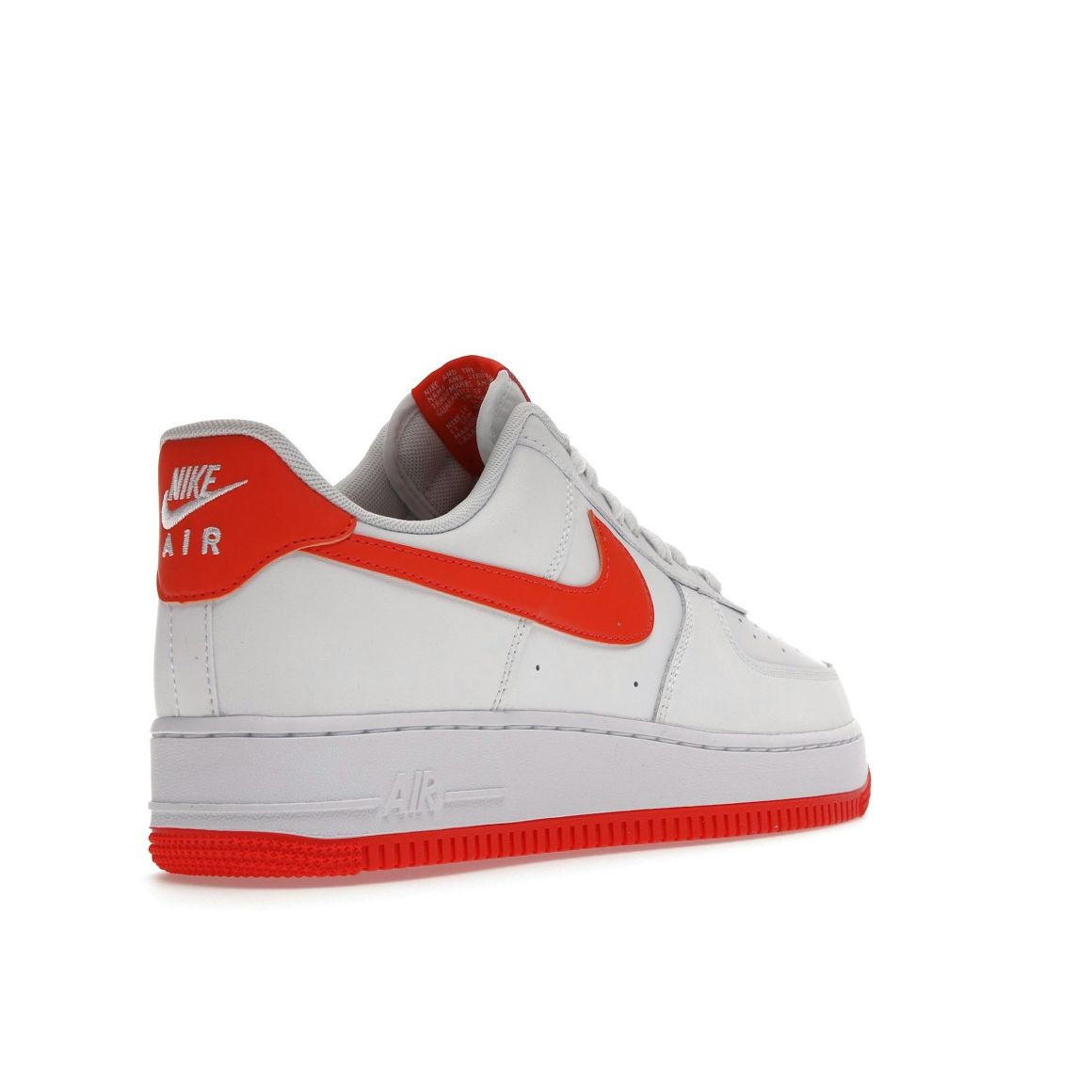 Air Force 1 Low White Orange 2021 DC2911-101 Sneakers