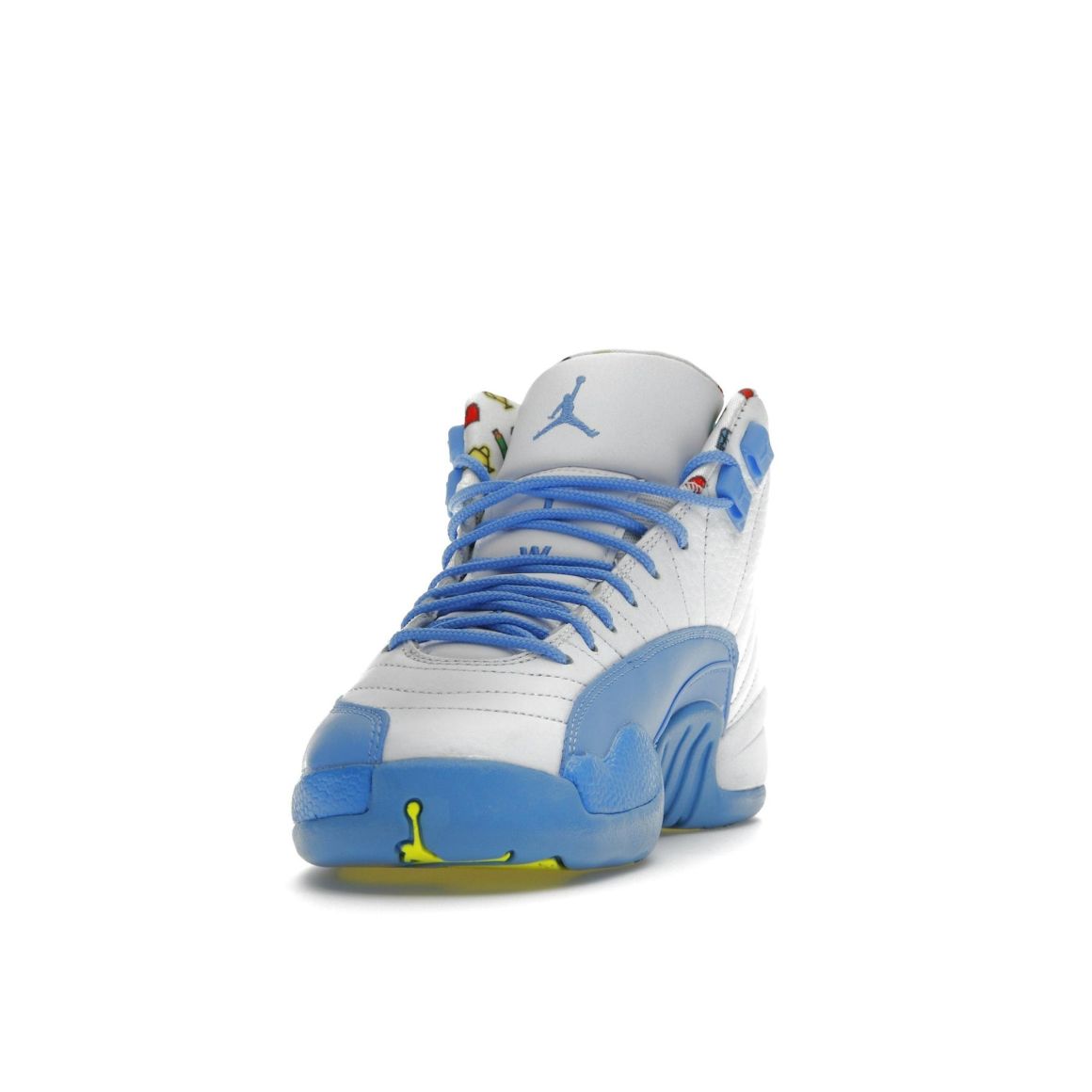 Jordan 12 Retro Emoji GS White Lemon Venom DQ4365-114