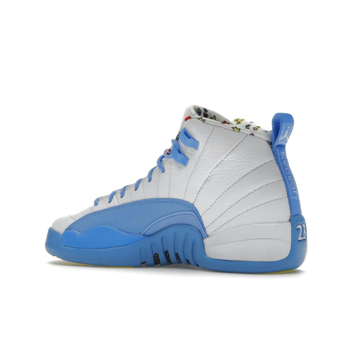 Jordan 12 Retro Emoji GS White Lemon Venom DQ4365-114