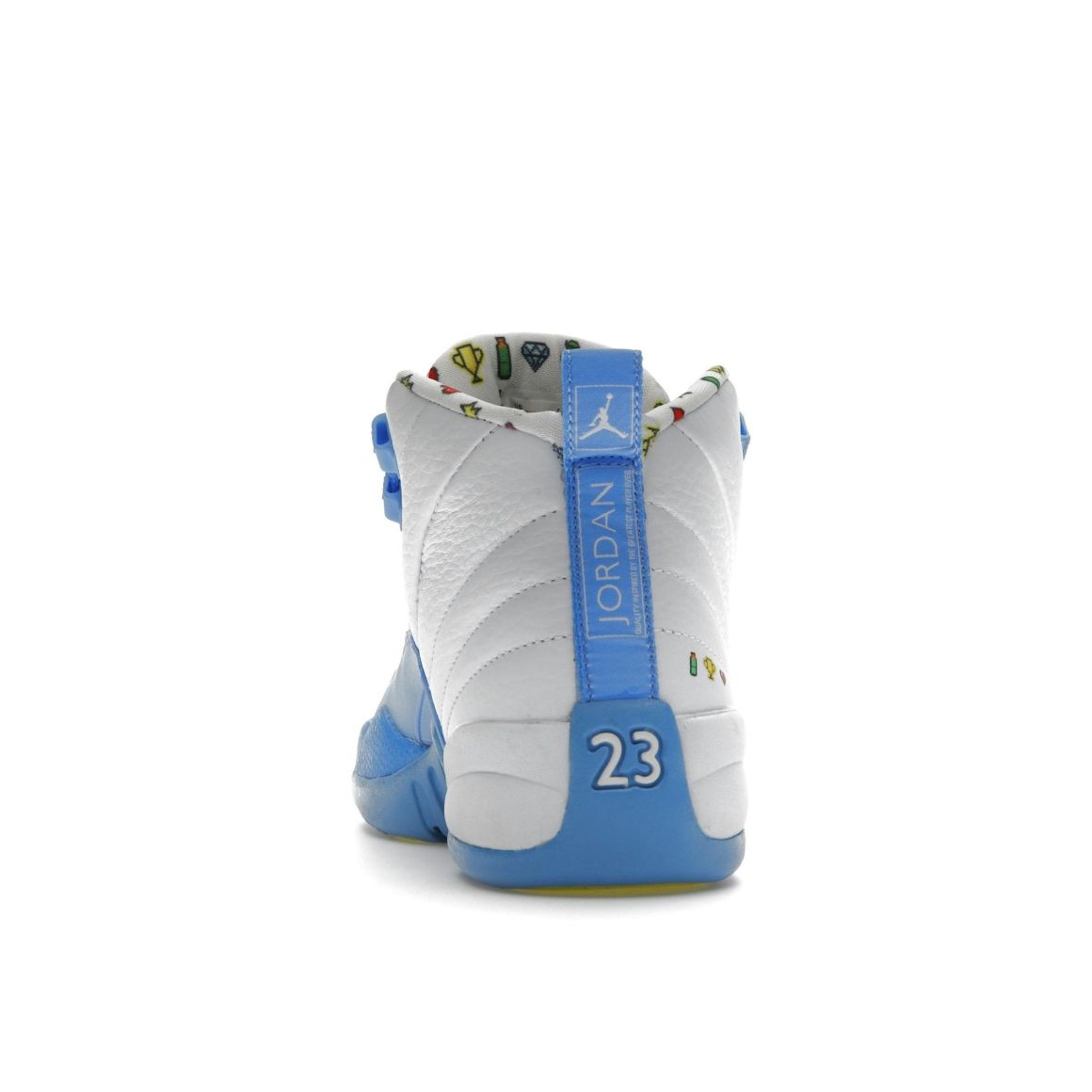 Jordan 12 Retro Emoji GS White Lemon Venom DQ4365-114