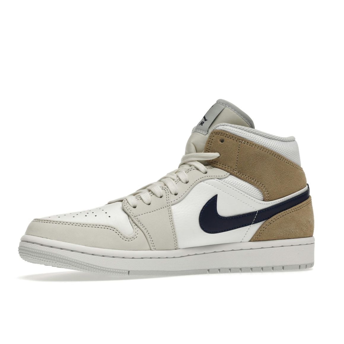 Jordan 1 Mid Tan Suede DO6726-100 White Team Red