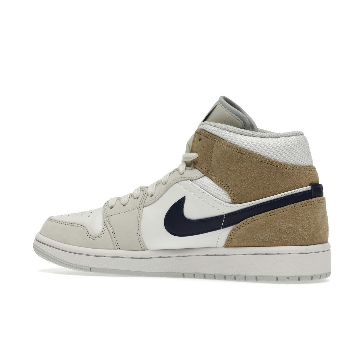 Jordan 1 Mid Tan Suede DO6726-100 White Team Red