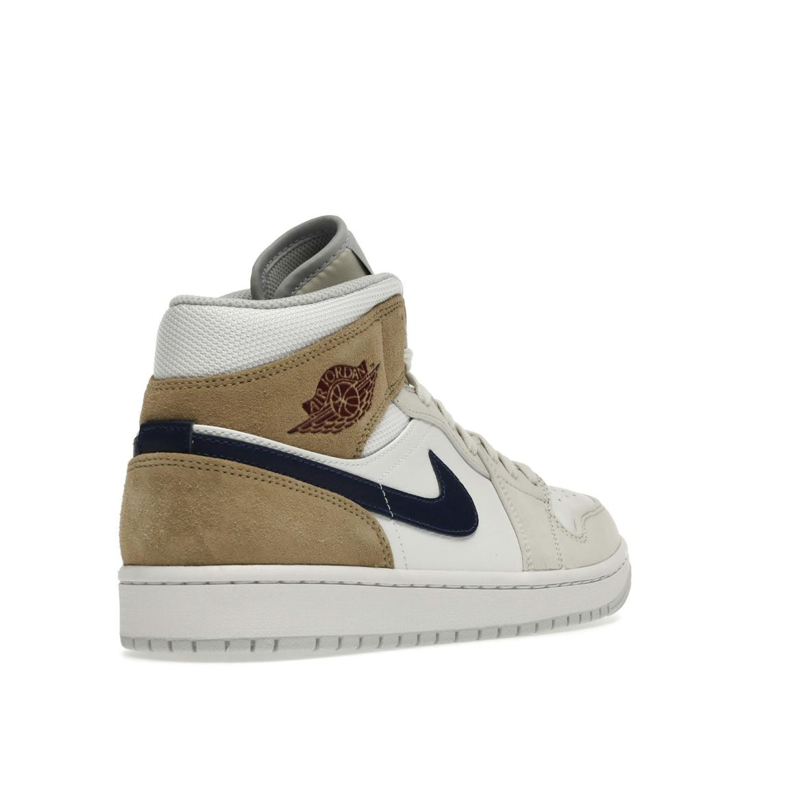 Jordan 1 Mid Tan Suede DO6726-100 White Team Red