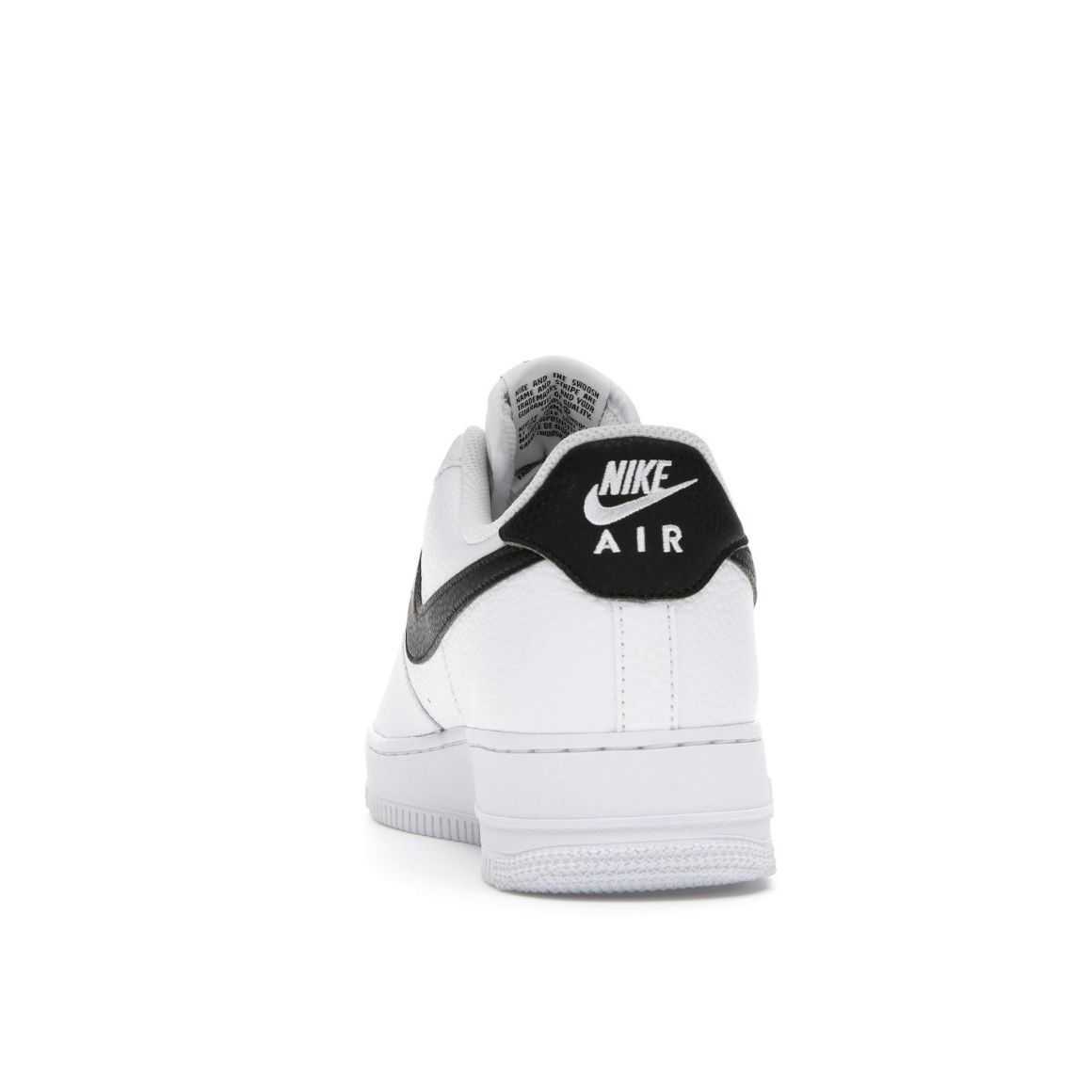 Air Force 1 Low ’07 White Black Pebbled Leather CT2302-100