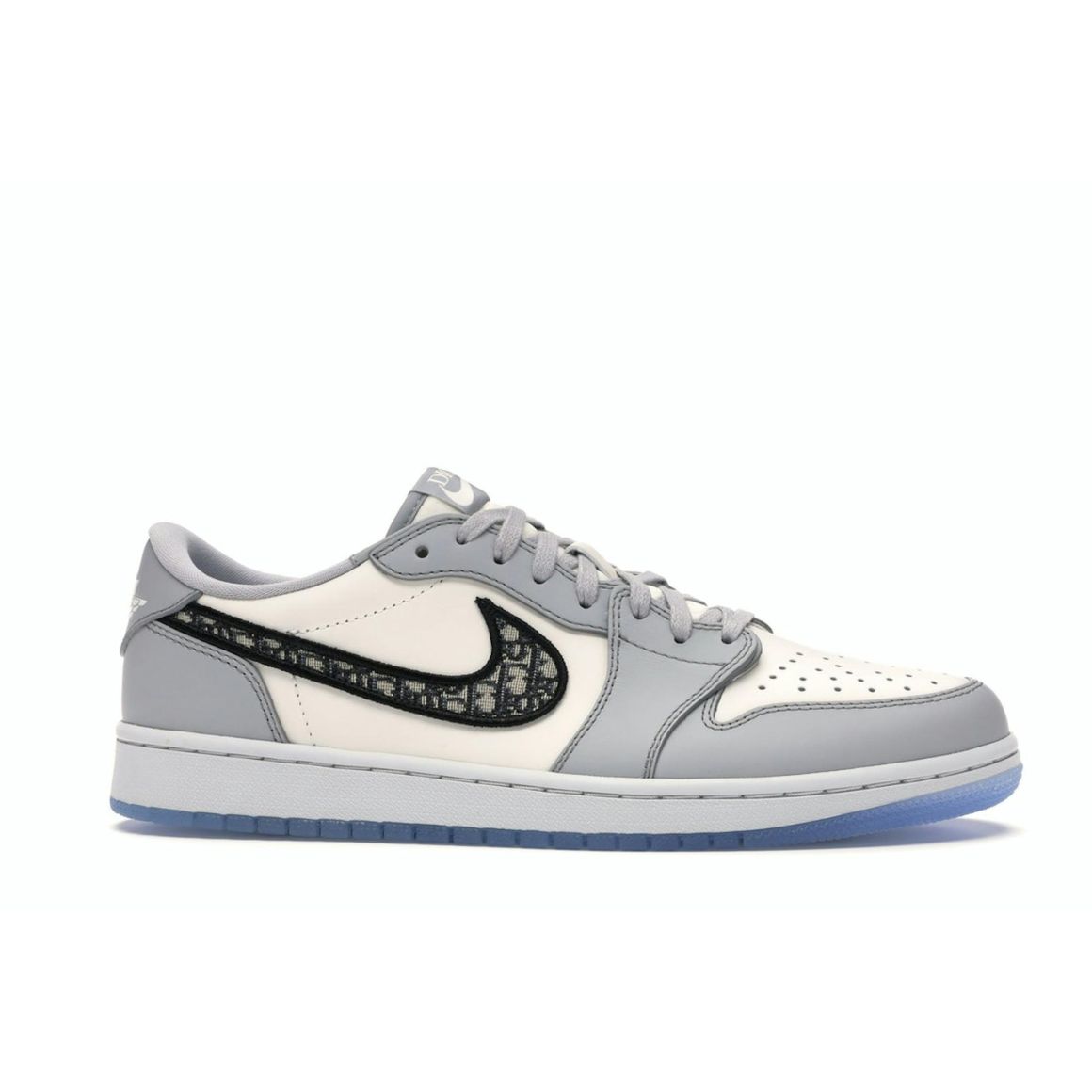 Jordan 1 Retro Low Dior CN8608-002 Grey Black Sail