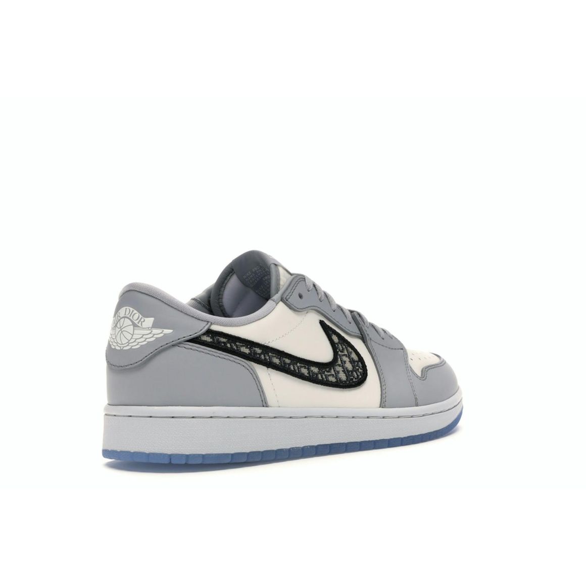 Jordan 1 Retro Low Dior CN8608-002 Grey Black Sail