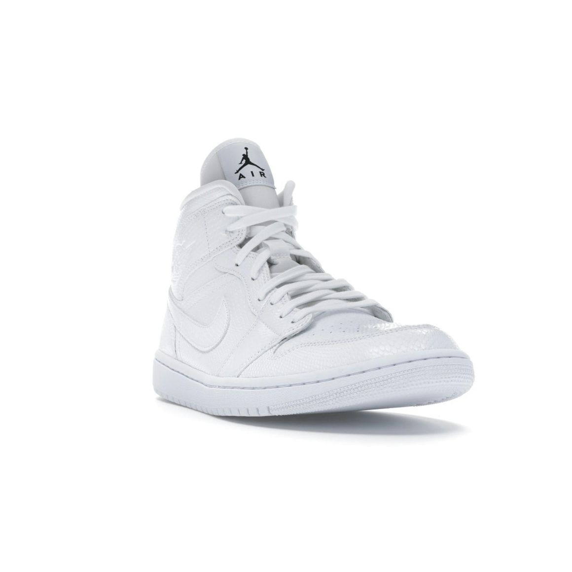 Jordan 1 Mid White Snakeskin Women’s Sneaker BQ6472-110