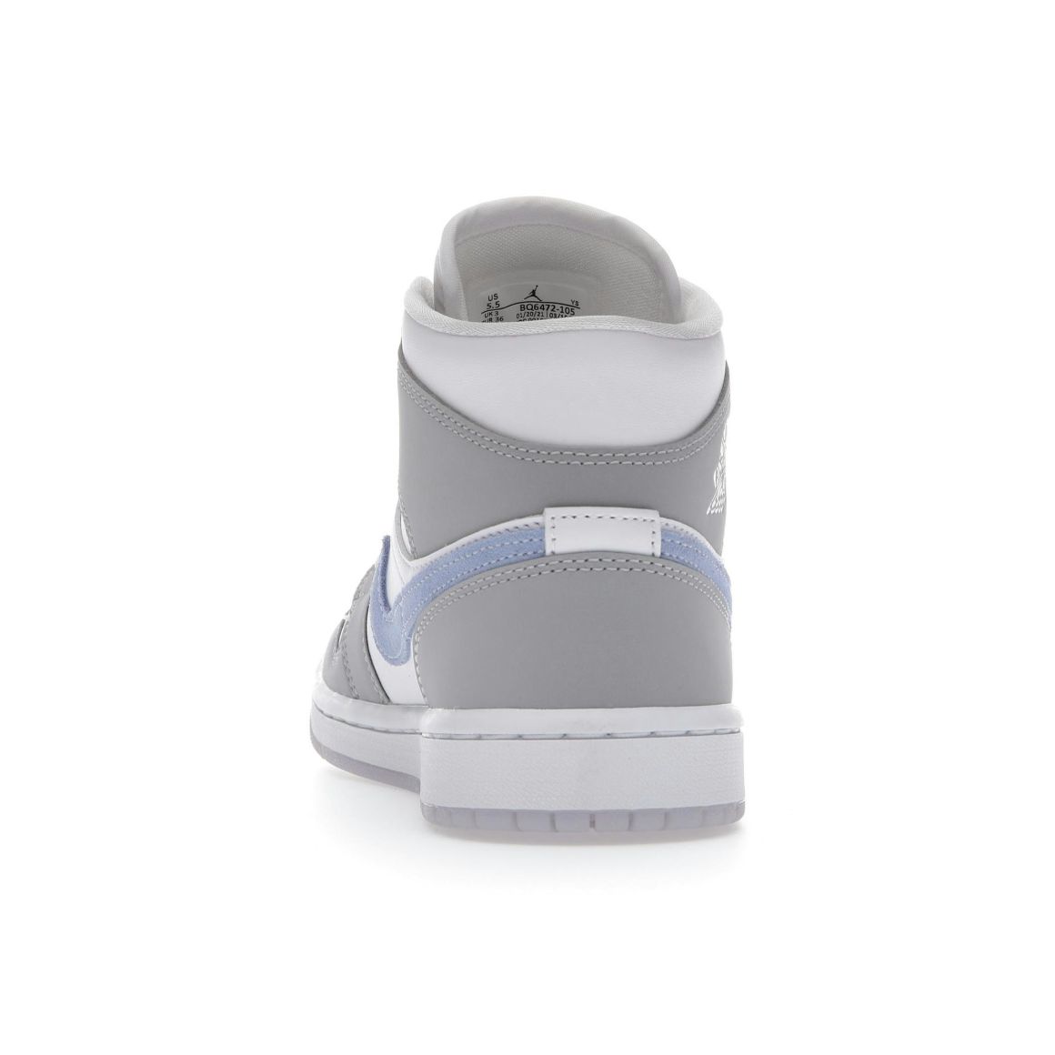 Jordan 1 Mid Wolf Grey Aluminum Women’s BQ6472-105