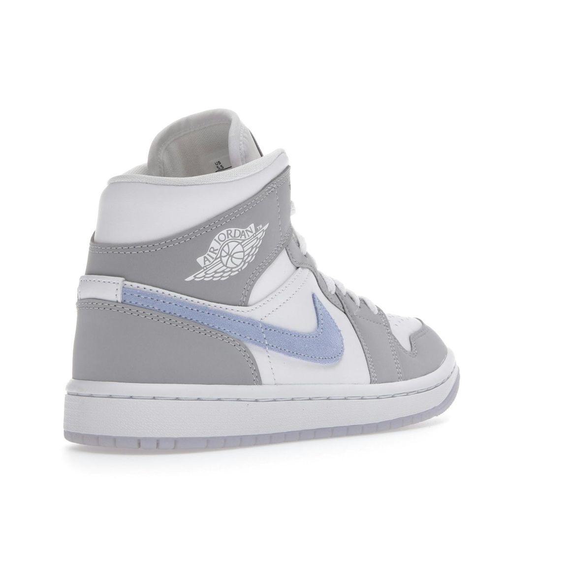 Jordan 1 Mid Wolf Grey Aluminum Women’s BQ6472-105