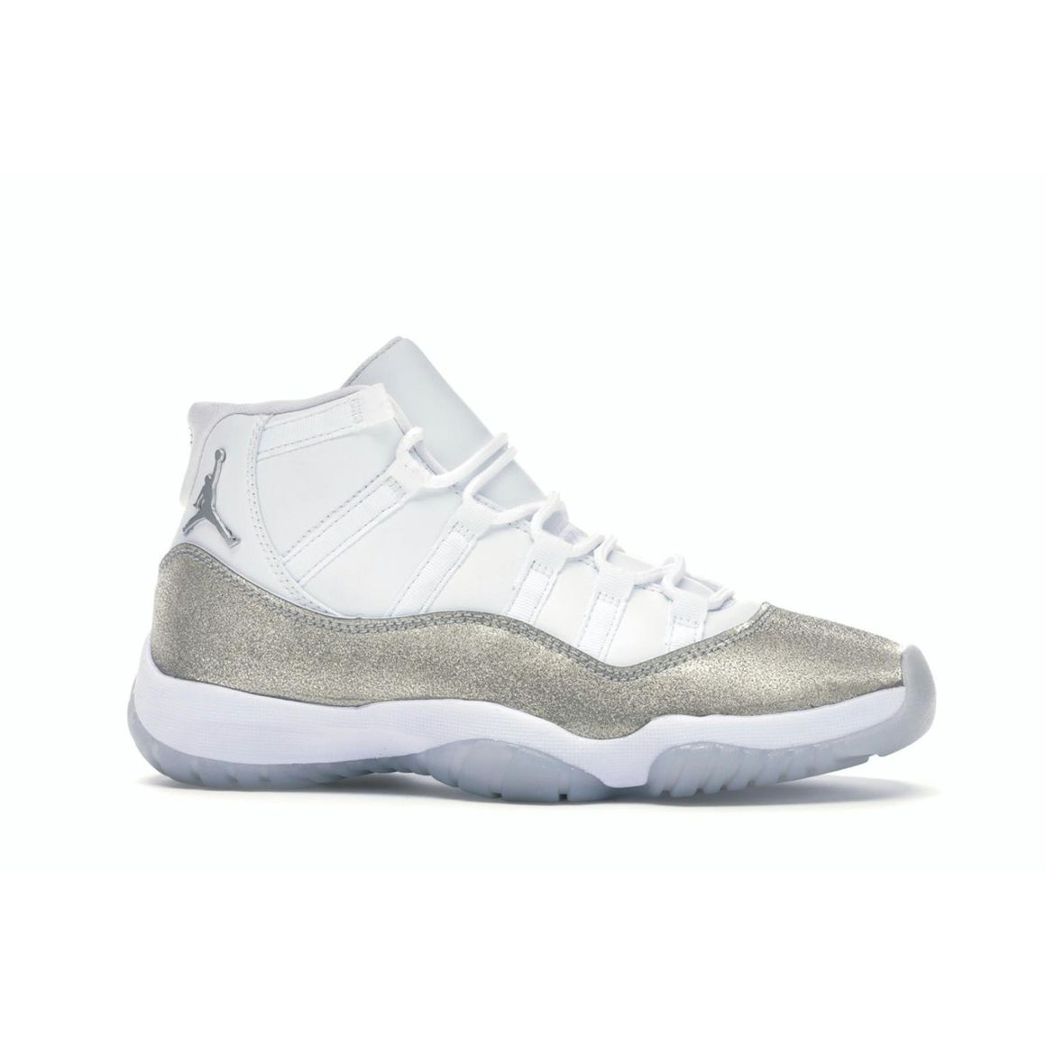 Jordan 11 Retro White Metallic Silver Womens AR0715-100