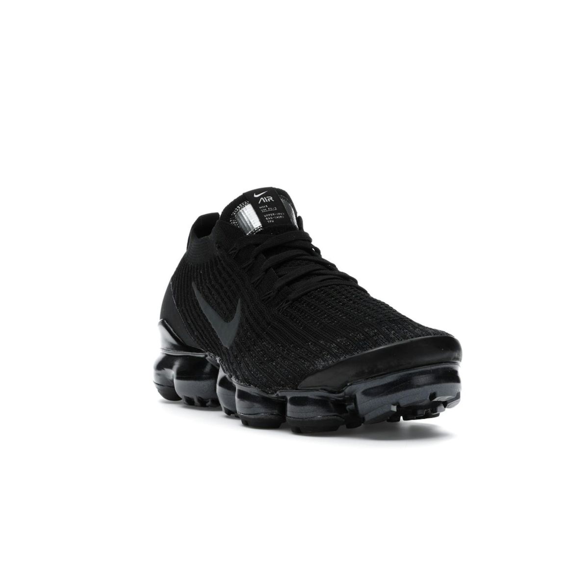 Air VaporMax Flyknit 3 Triple Black Running Shoes AJ6900-004