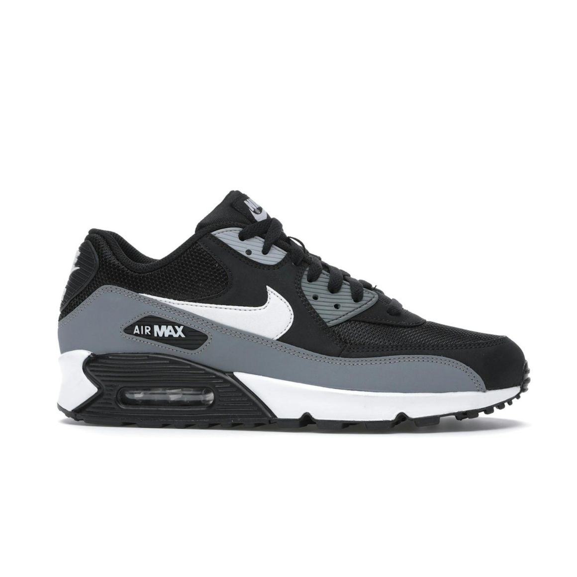 Air Max 90 Black Cool Grey White Sneakers AJ1285-018