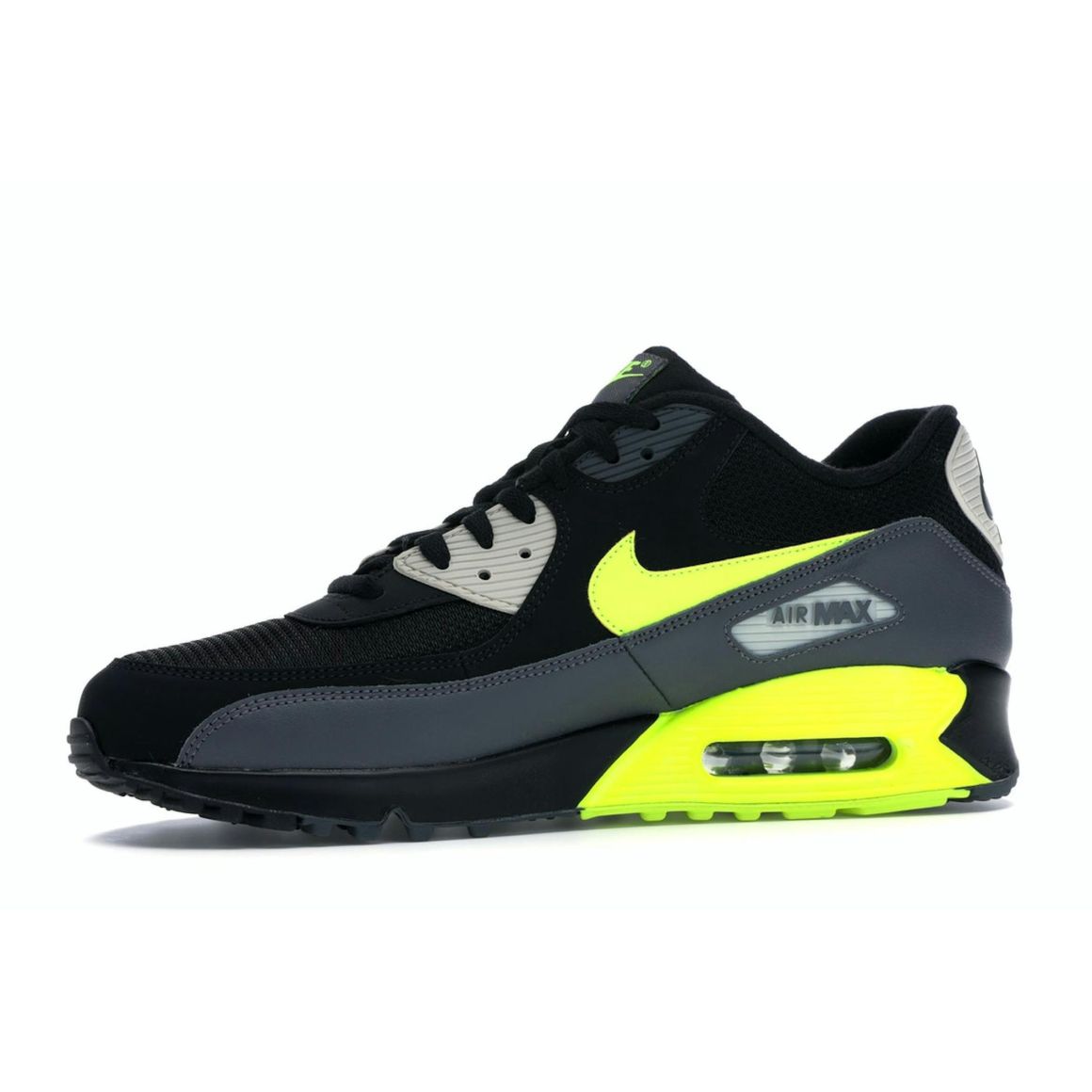 Air Max 90 Dark Grey Black Volt Sneakers AJ1285-015