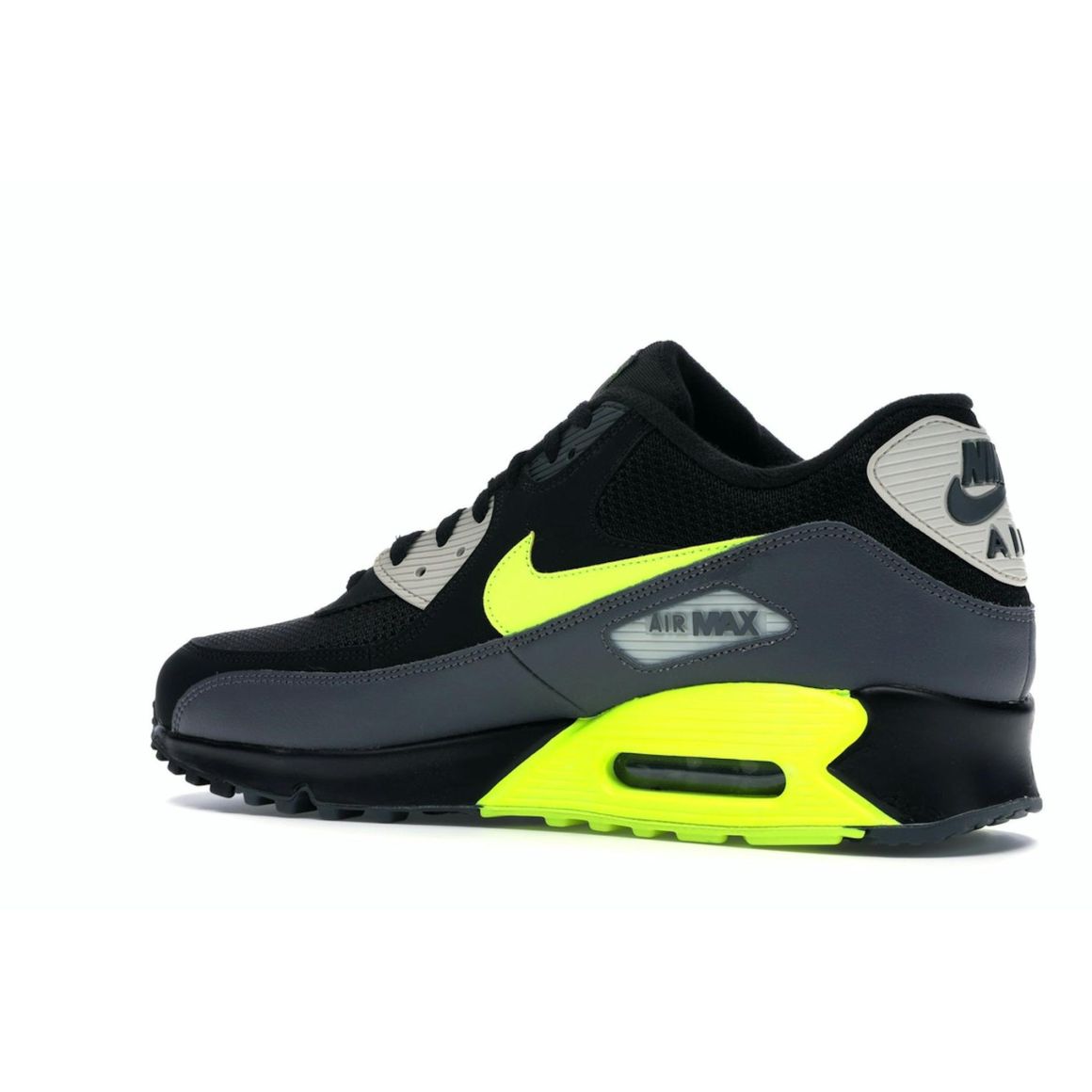 Air Max 90 Dark Grey Black Volt Sneakers AJ1285-015