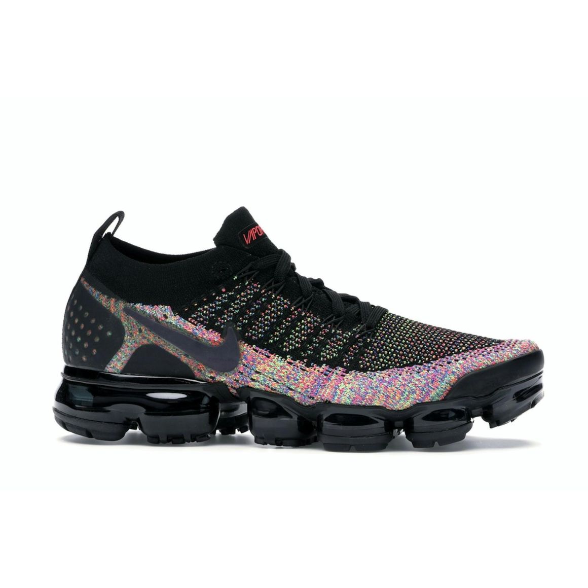Air VaporMax Flyknit 2 Black Multi-Color Women’s Running Shoe 942843-015