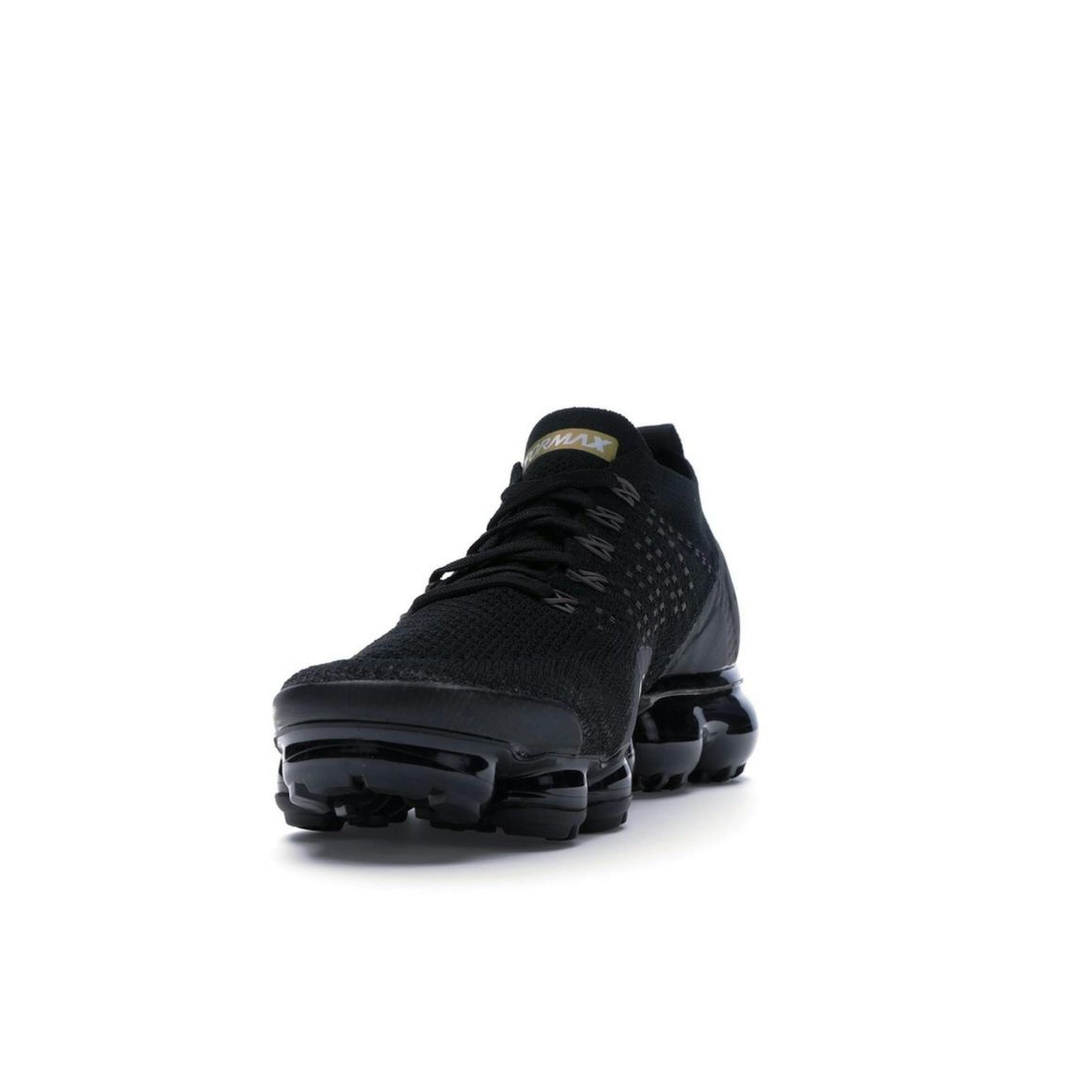 Air VaporMax 2 Black Metallic Gold Women’s Running Shoes 942843-012