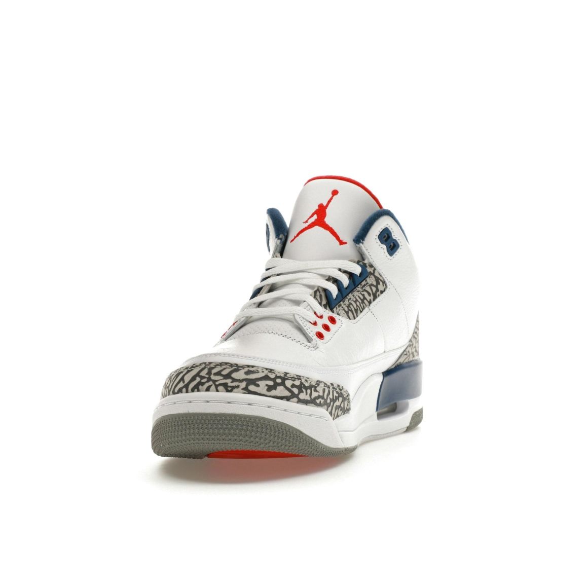 Jordan 3 Retro True Blue 2016 White Varsity Red Sneaker