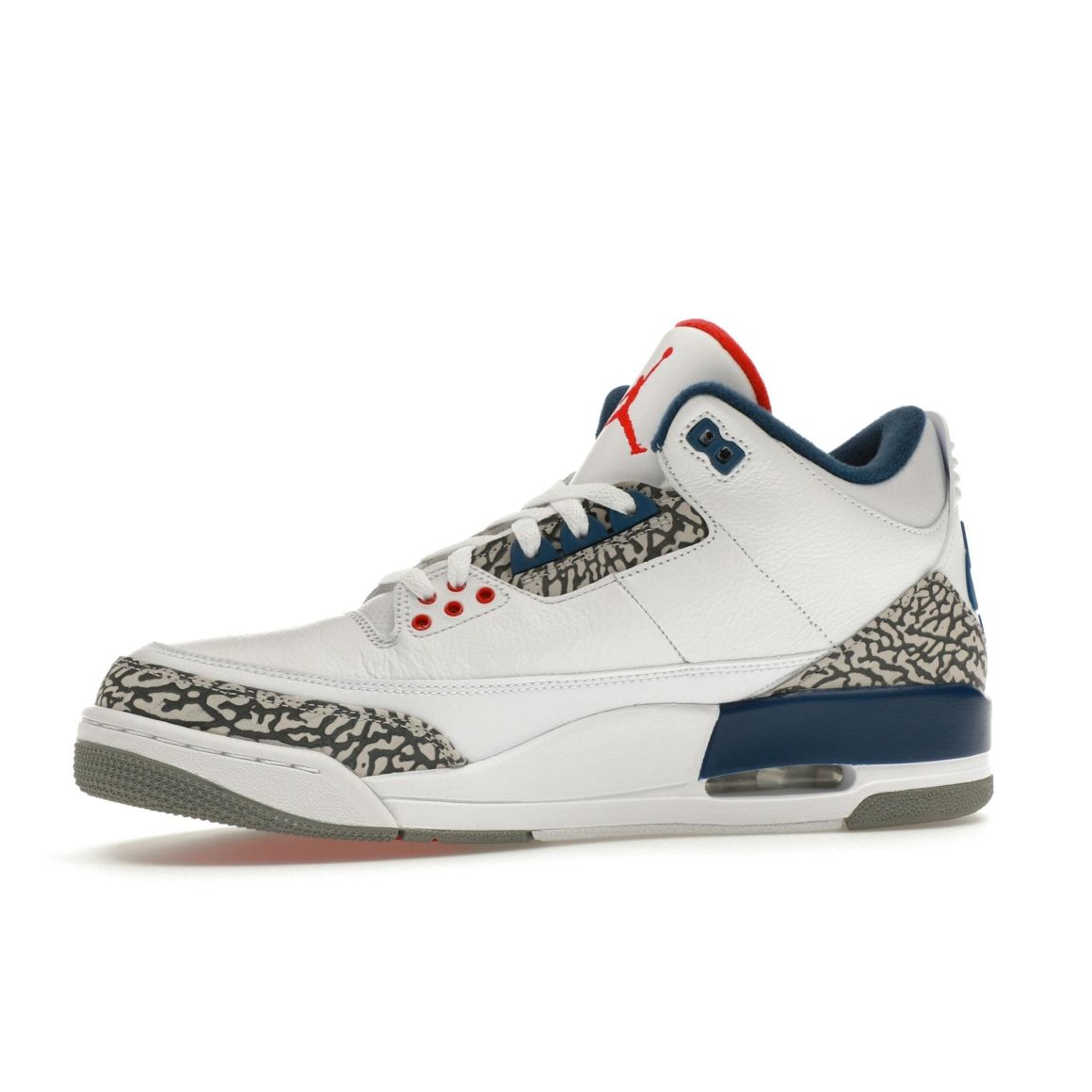Jordan 3 Retro True Blue 2016 White Varsity Red Sneaker