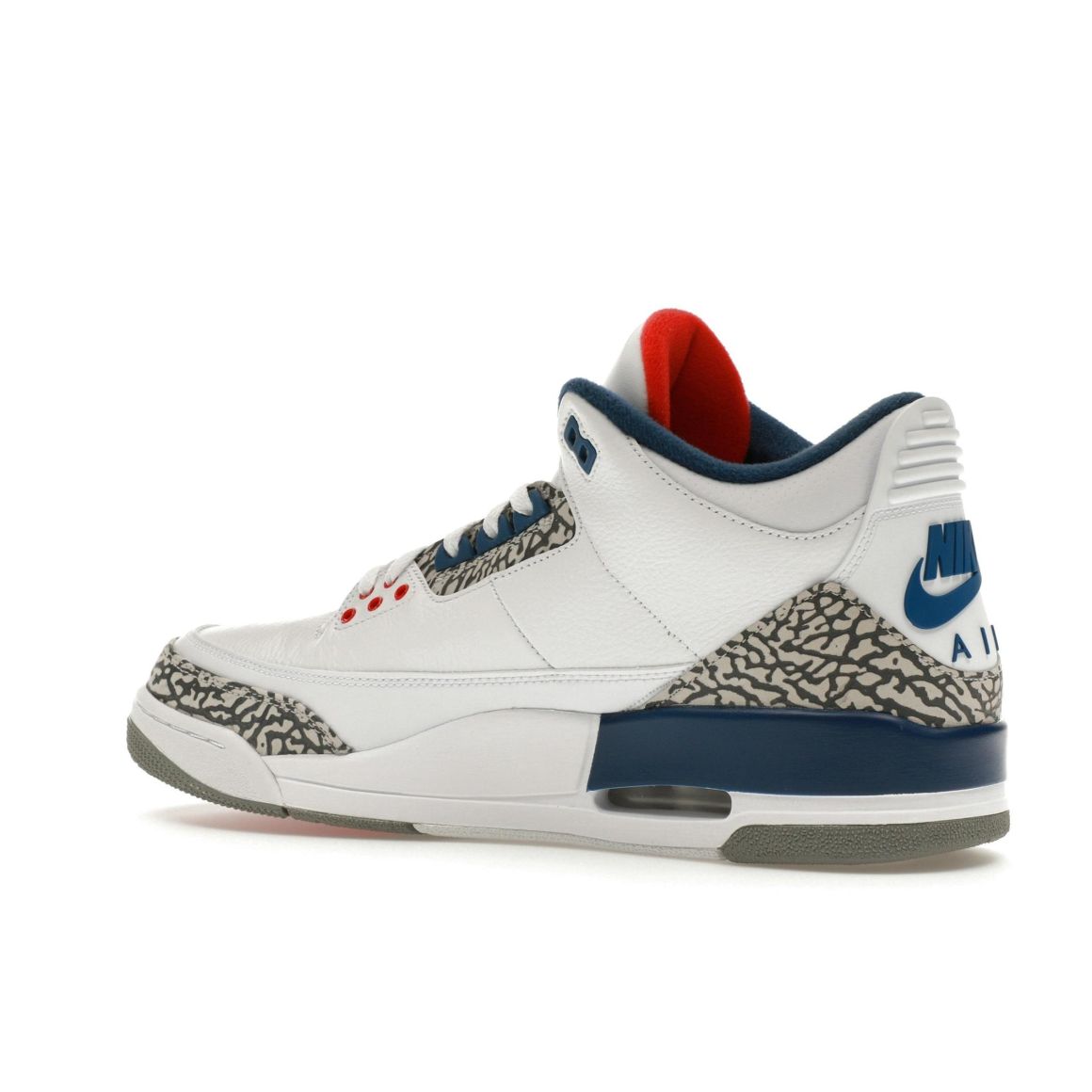 Jordan 3 Retro True Blue 2016 White Varsity Red Sneaker