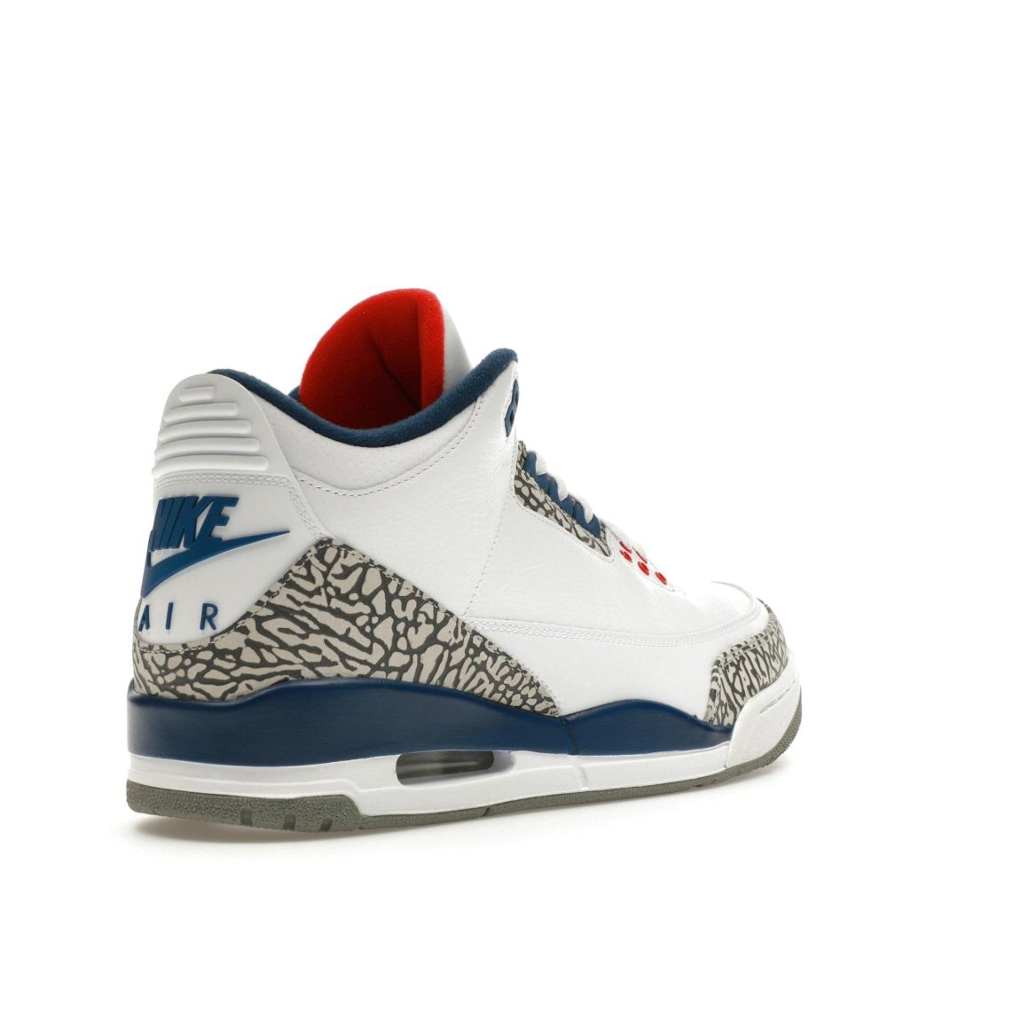 Jordan 3 Retro True Blue 2016 White Varsity Red Sneaker