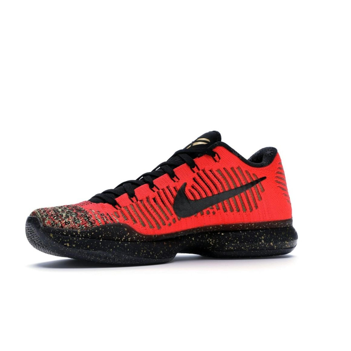 Kobe 10 Elite Christmas Black Gold Basketball Shoes 802560-076