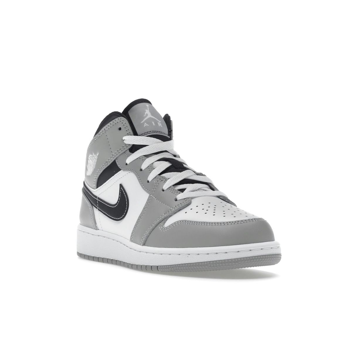 Jordan 1 Mid Light Smoke Grey GS (Grade School) 554725-078