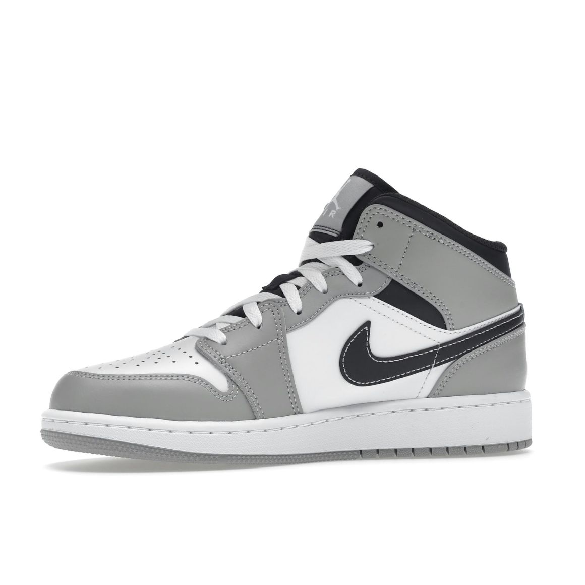Jordan 1 Mid Light Smoke Grey GS (Grade School) 554725-078
