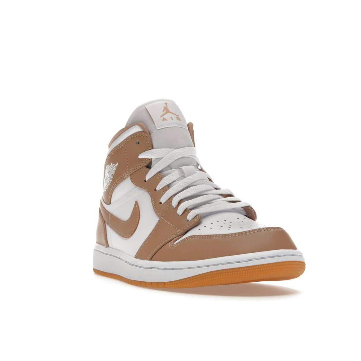 Jordan 1 Mid Tan Gum Sneakers 554724-271