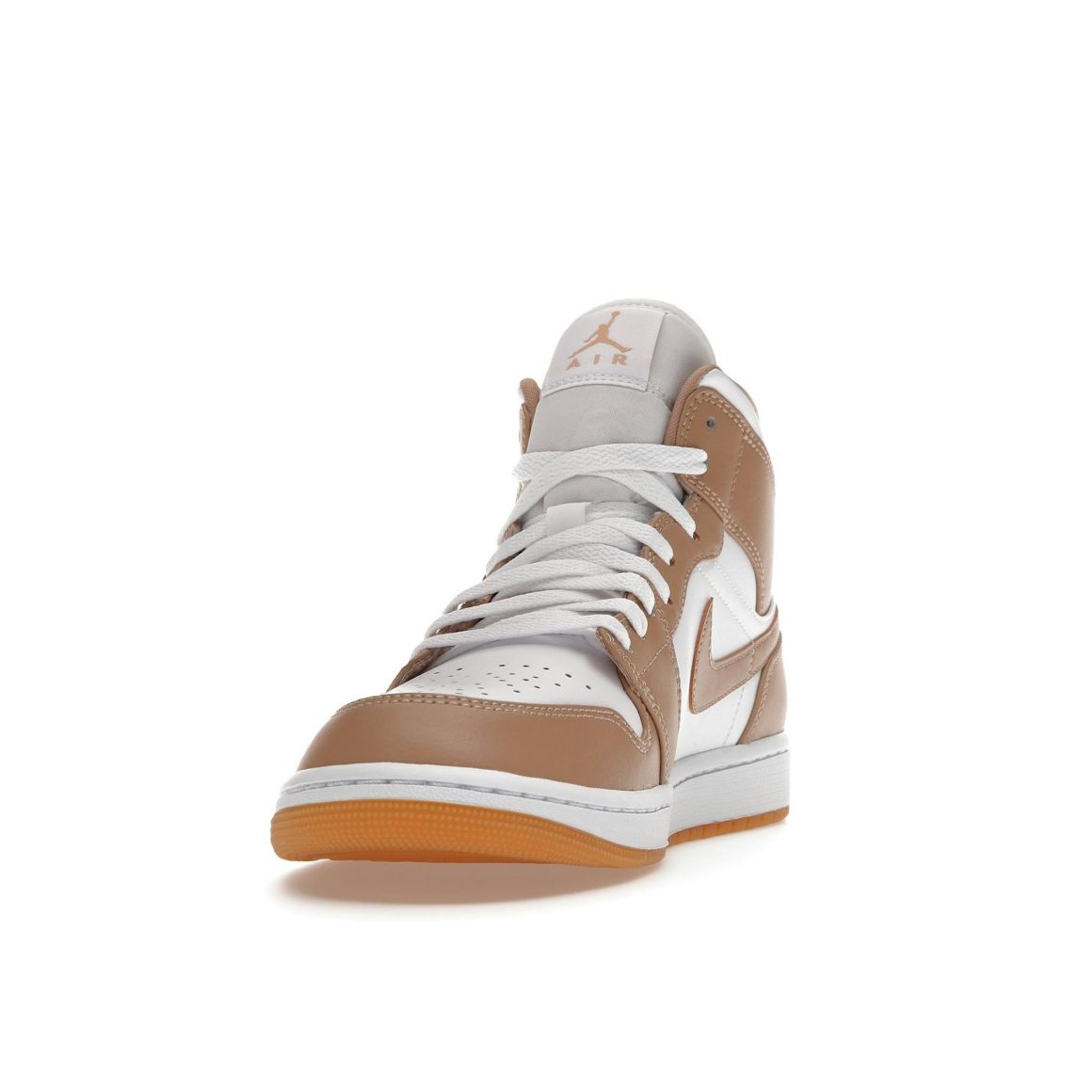 Jordan 1 Mid Tan Gum Sneakers 554724-271