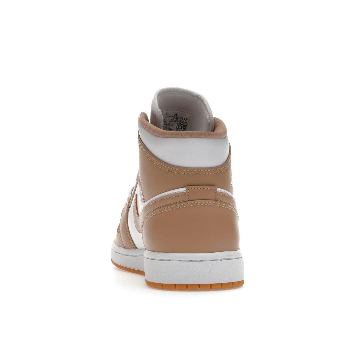 Jordan 1 Mid Tan Gum Sneakers 554724-271