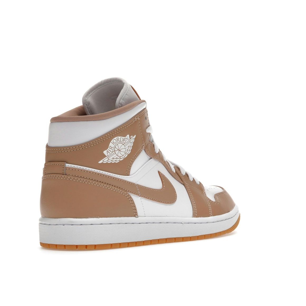Jordan 1 Mid Tan Gum Sneakers 554724-271