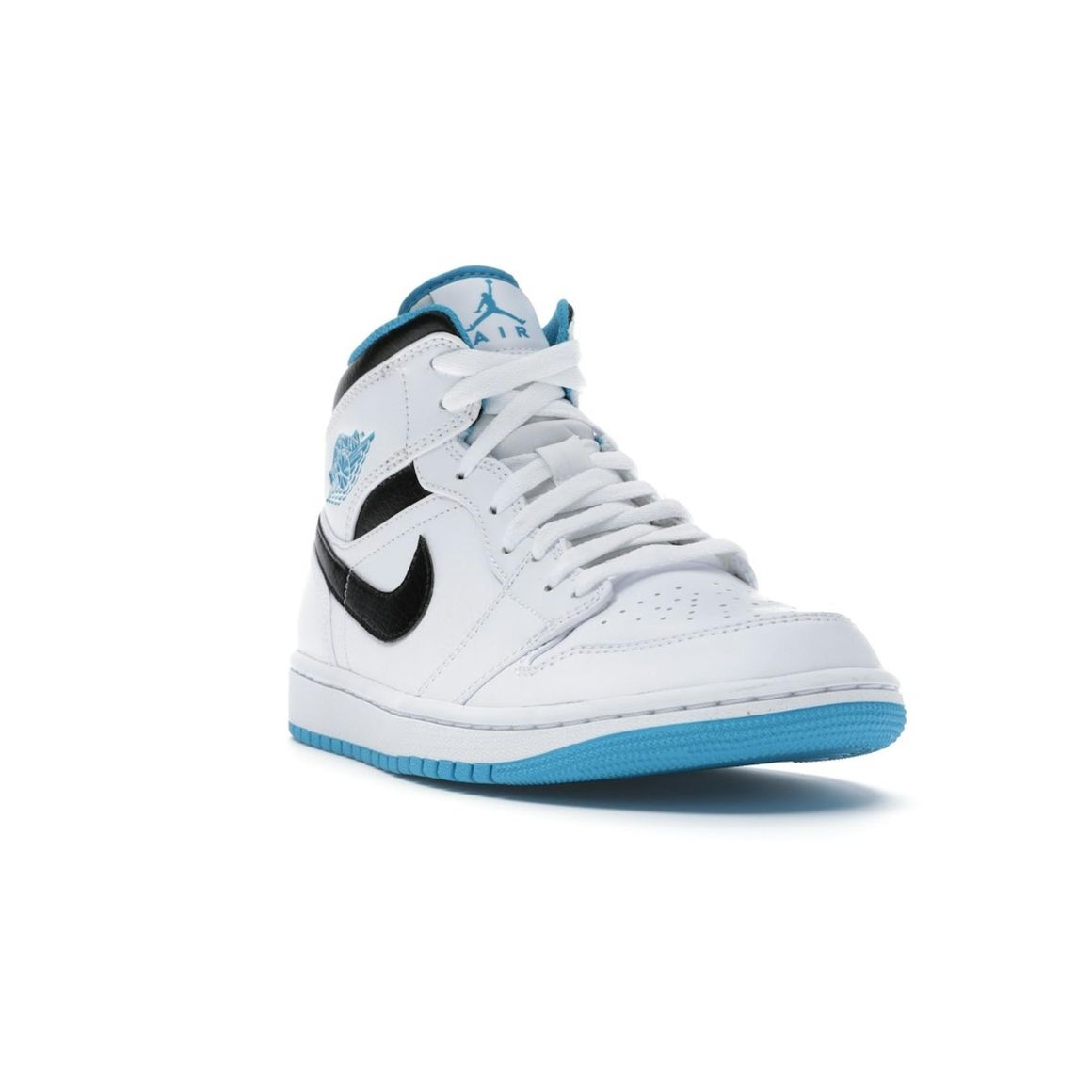 Jordan 1 Mid Laser Blue White Black 554724-141