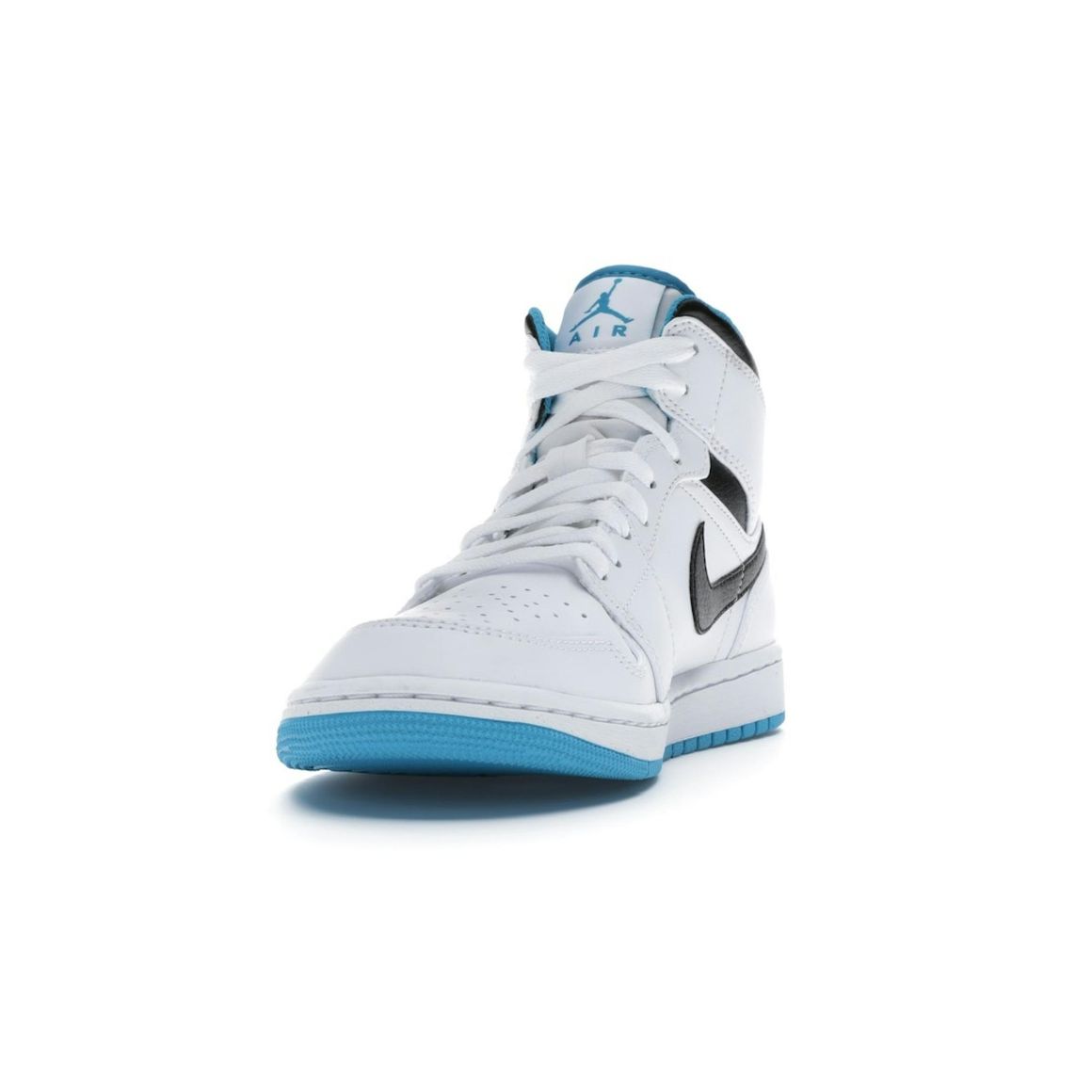 Jordan 1 Mid Laser Blue White Black 554724-141