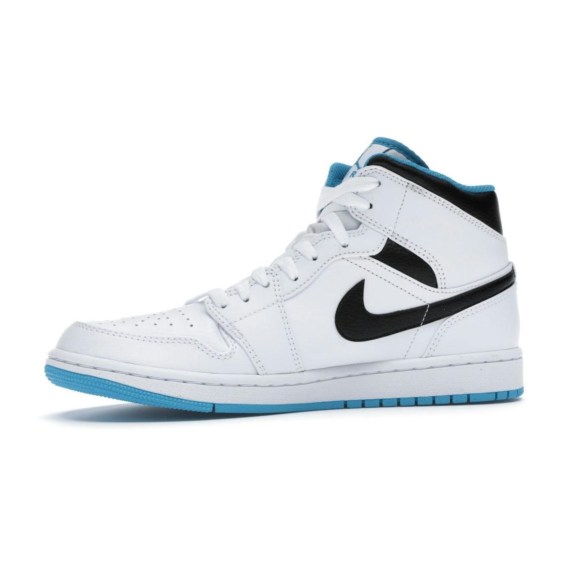 Jordan 1 Mid Laser Blue White Black 554724-141