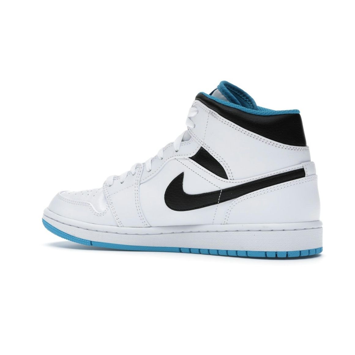 Jordan 1 Mid Laser Blue White Black 554724-141