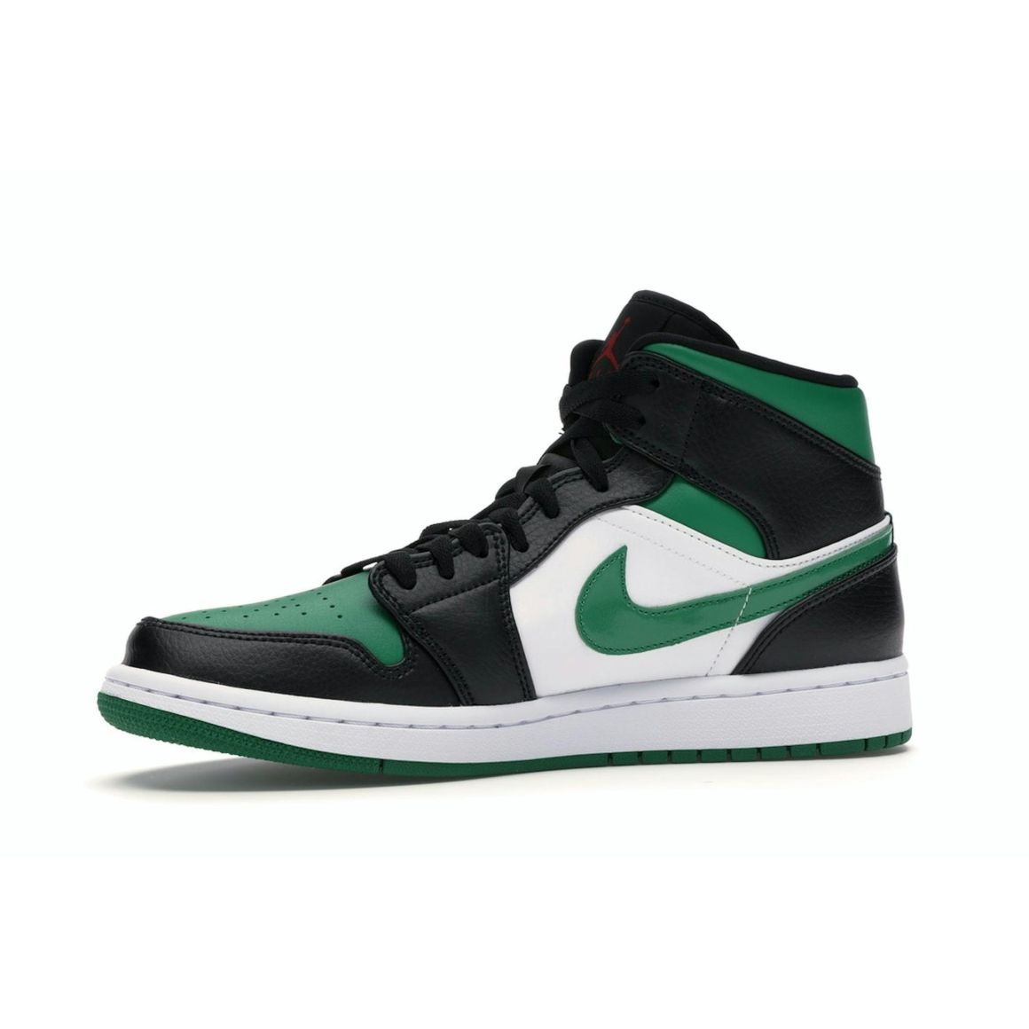 Jordan 1 Mid Green Toe Black Gym Red White Pine Green 554724-067