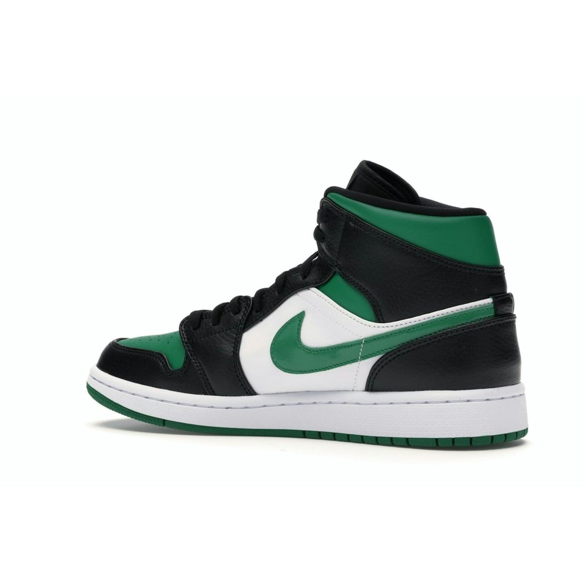 Jordan 1 Mid Green Toe Black Gym Red White Pine Green 554724-067