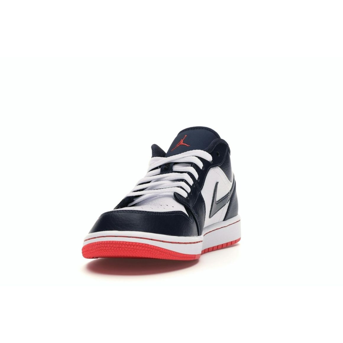 Jordan 1 Low Obsidian Ember Glow 553558-481 Sneakers