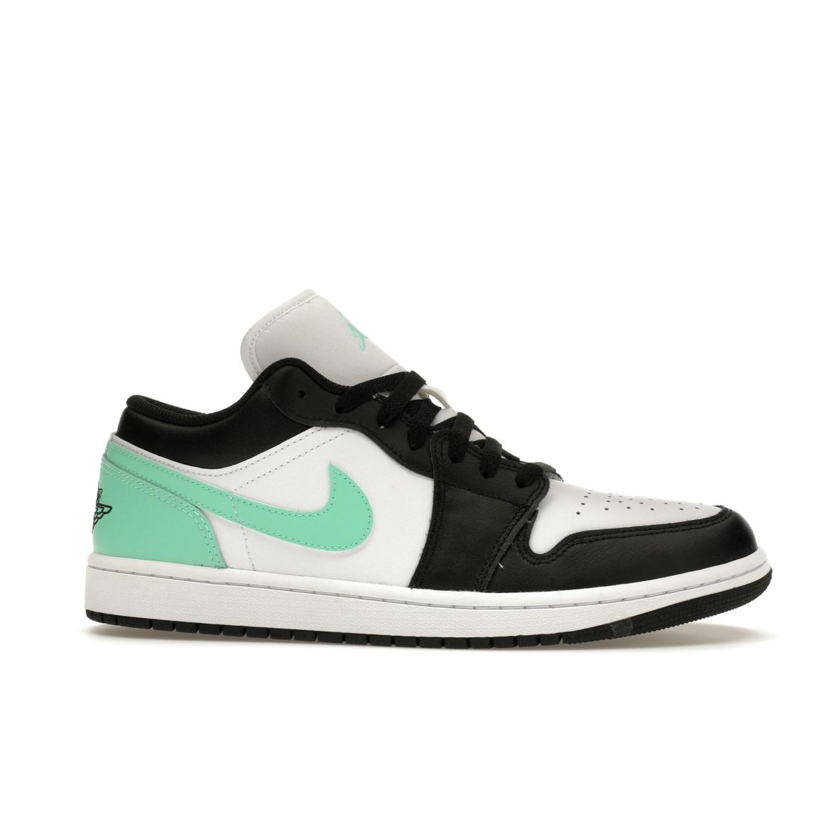 Jordan 1 Low Green Glow White Black 553558-131