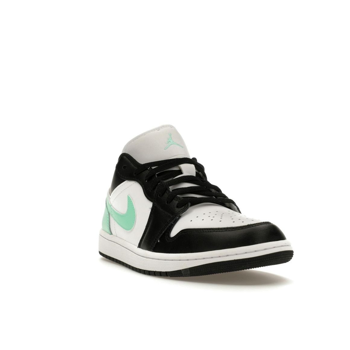 Jordan 1 Low Green Glow White Black 553558-131
