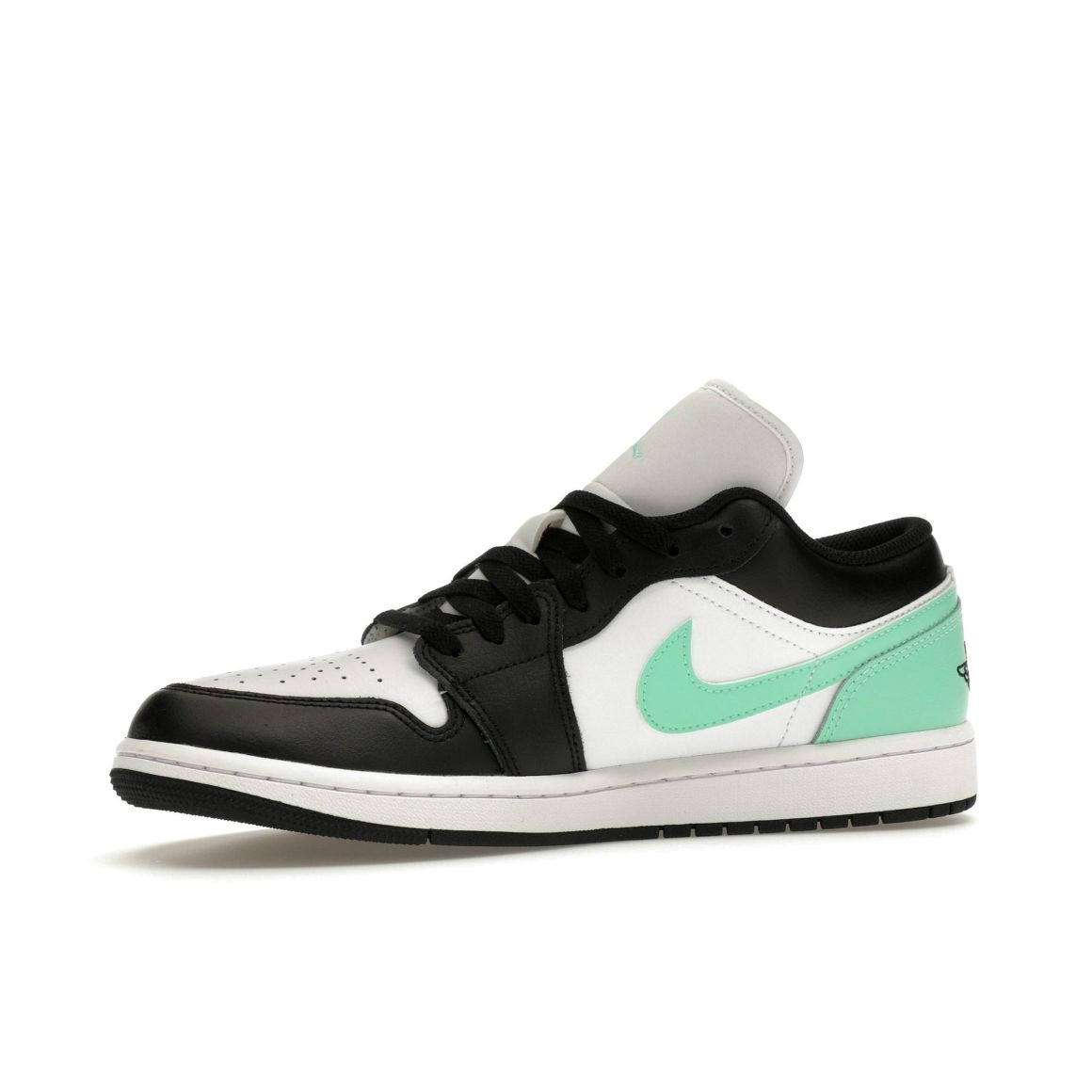 Jordan 1 Low Green Glow White Black 553558-131