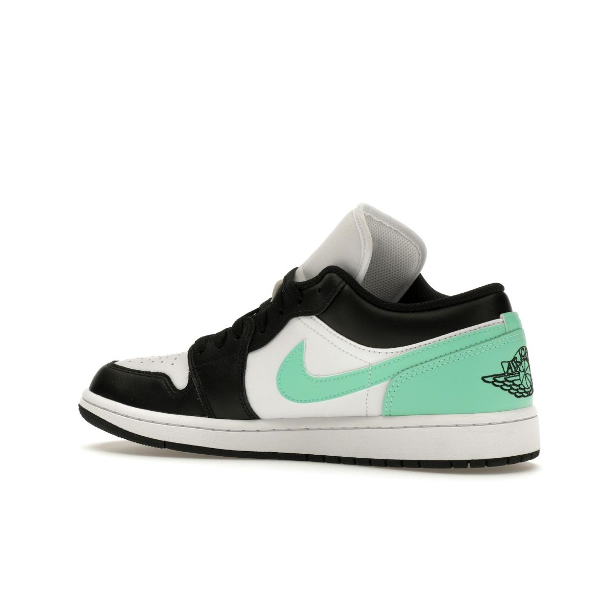Jordan 1 Low Green Glow White Black 553558-131